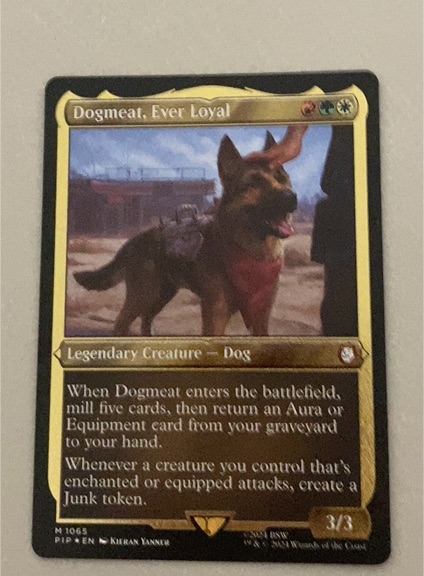 2023 Magic The Gathering #M1065 Dogmeat, Ever Loyal — front