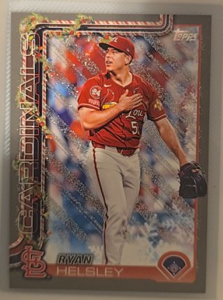 2025 Topps Holiday #H178 Ryan Helsley — front