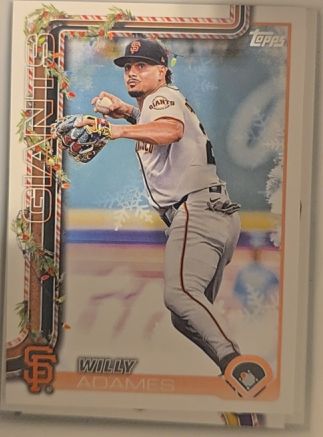 2025 Topps Holiday #H110 Willy Adames — front