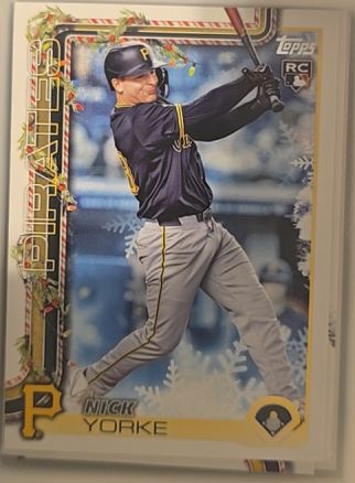 2025 Topps Holiday #H115 Nick Yorke — front