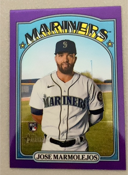 2021 Topps Heritage #658 Jose Marmolejos — front