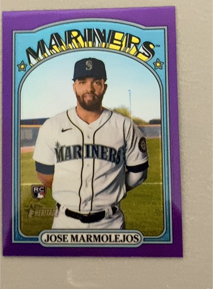 2021 Topps Heritage #504 Jose Marmolejos — front