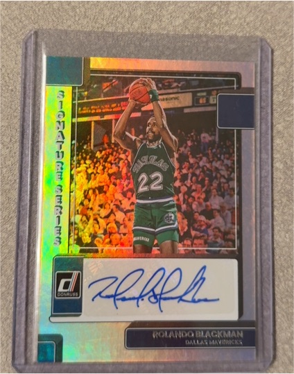 2022-23 Panini Donruss Signature Series #SS-RBL Rolando Blackman — front