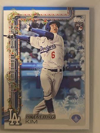 2025 Topps Holiday #H174 Hyeseong Kim — front
