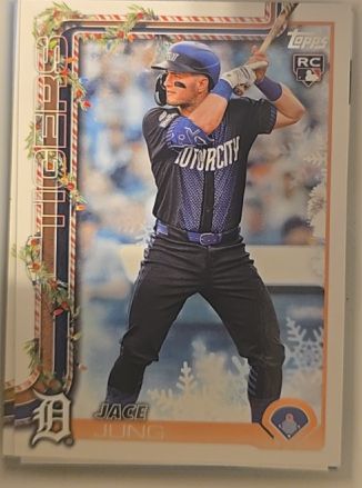 2025 Topps Holiday #H136 Jace Jung — front