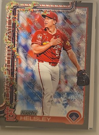2025 Topps Holiday #H178 Ryan Helsley — front