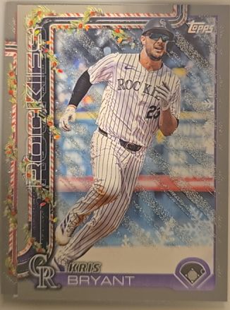 2025 Topps Holiday #H81 Kris Bryant — front