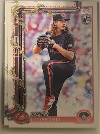 2025 Topps Holiday #H104 Rhett Lowder Rookie — front