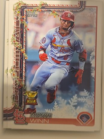 2025 Topps Holiday #H193 Masyn Winn — front