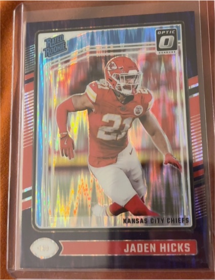 2024 Donruss Optic #237 Jaden Hicks — front