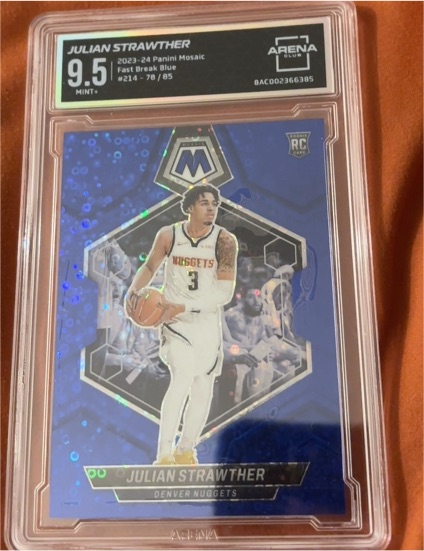 2023-24 Panini Mosaic #214 Julian Strawther — front