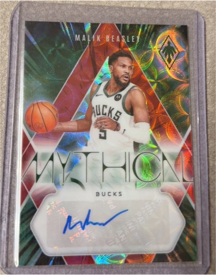 2023-24 Panini Phoenix #MA-MKB Malik Beasley Mythical Autographs — front