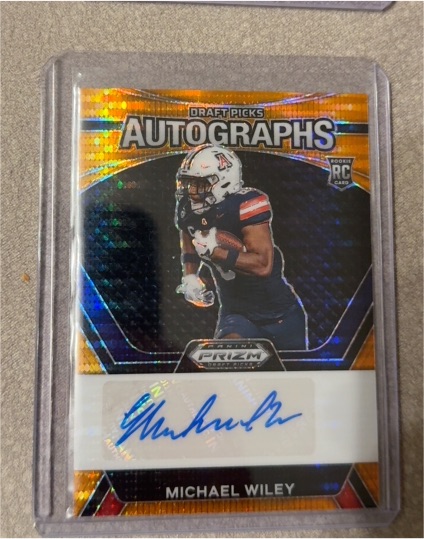 2024 Panini Prizm Draft Picks Autographs #Michael Wiley — front