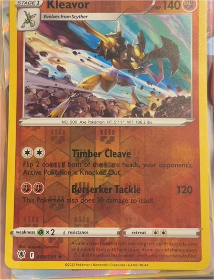 2022 Pokémon Astral Radiance #86 Kleavor — front