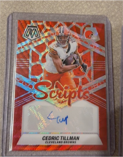 2024 Panini Mosaic Scripts #SC-CTI Cedric Tillman — front