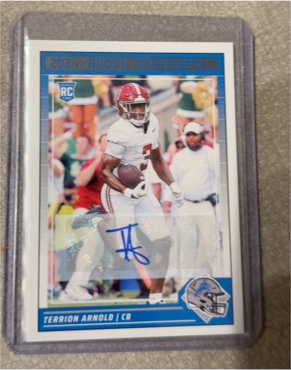 2024 Panini Score #315 Terrion Arnold — front