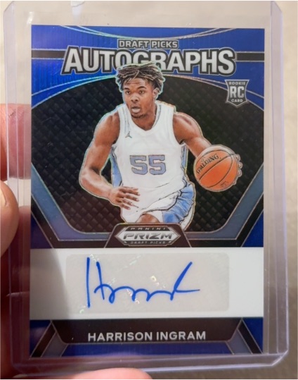 2024 Panini Prizm Draft Picks Autographs #DPA-HIG Harrison Ingram — front