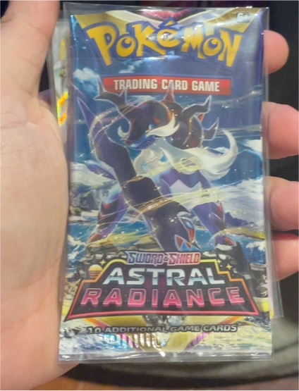 2022 Pokémon Sword & Shield Astral Radiance Booster Pack — front