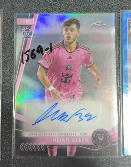 2024 Topps Chrome MLS #154 Noah Allen — front