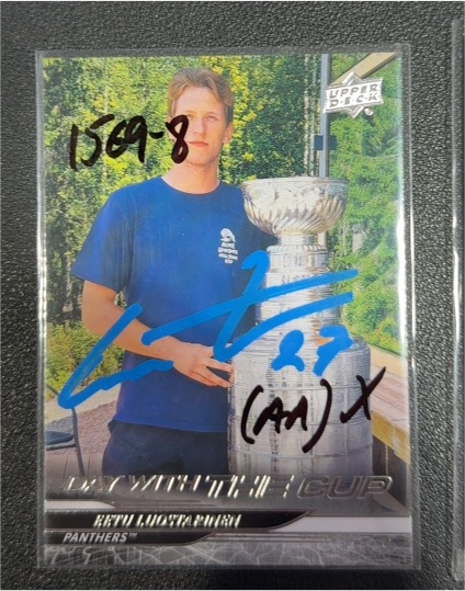2024-25 Upper Deck Extended Series Day With The Cup #DC-22 Eetu Luostarinen — front