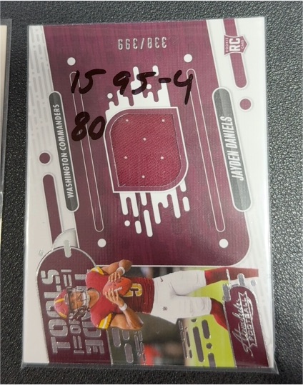 2024 Panini Absolute Tools of the Trade #TOT-JDS Jayden Daniels — front