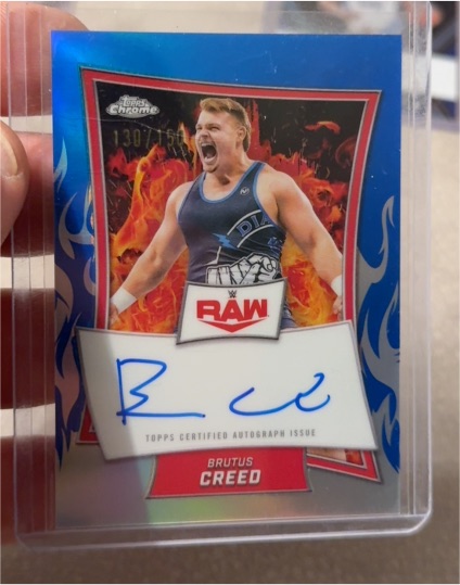 2025 Topps Chrome WWE Brutus Creed #RBA-RBA — front