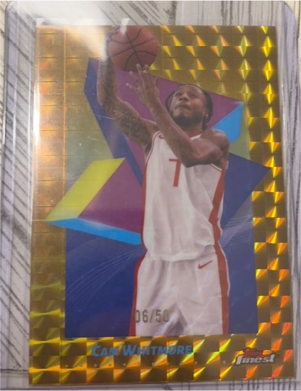 2024-25 Topps Finest #34 Cam Whitmore — front