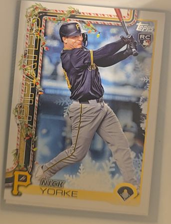 2025 Topps Holiday #H115 Nick Yorke — front