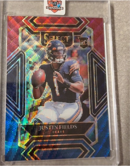 2021 Panini Select Football Justin Fields RC — front