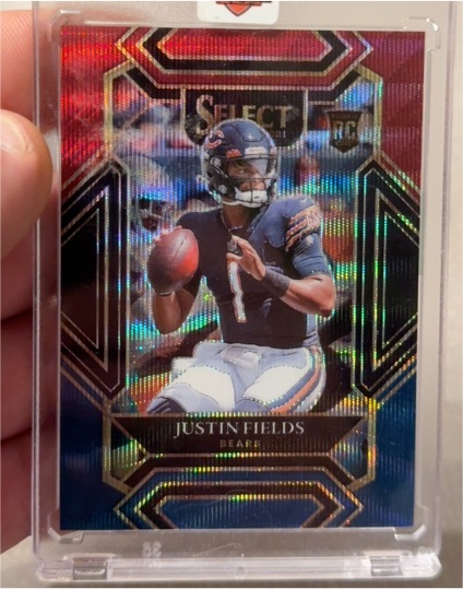 2021 Panini Select #250 Justin Fields — front
