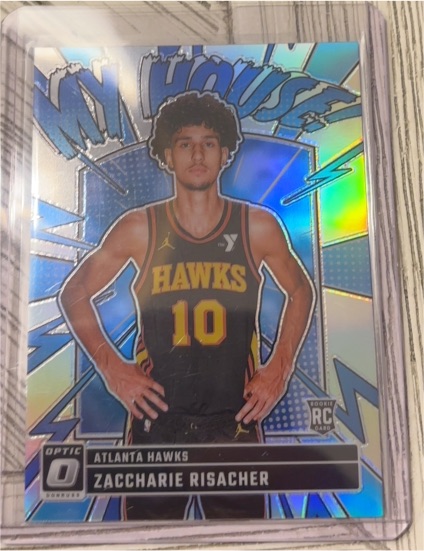 2024-25 Donruss Optic #13 Zaccharie Risacher My House — front