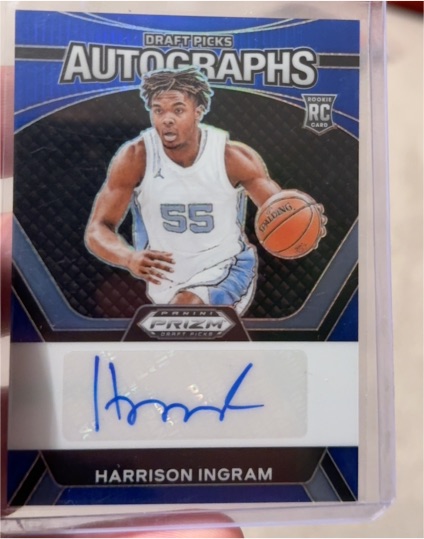 2024 Panini Prizm Draft Picks #DPA-HIG Harrison Ingram Draft Picks Auto — front