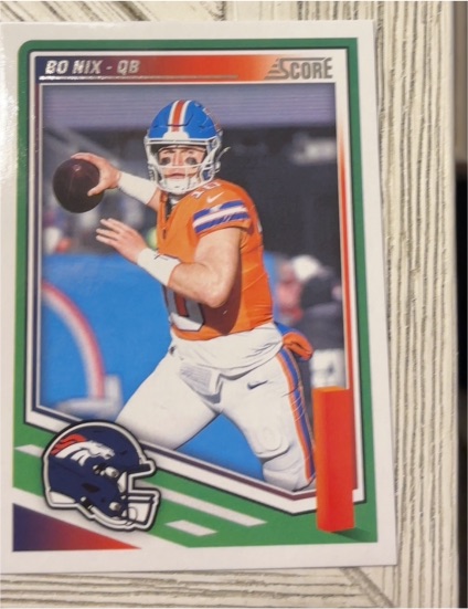 2025 Panini Score #253 Bo Nix — front