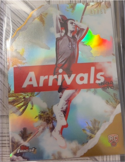 2024-25 Topps Finest Arrivals #A-8 Nikola Topic — front