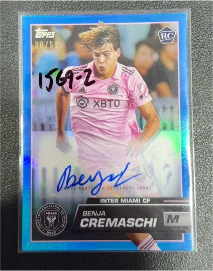 2023 Topps MLS #112 Benja Cremaschi — front