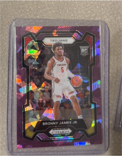 2024 Panini Prizm Draft Picks #86 Bronny James Jr. — front