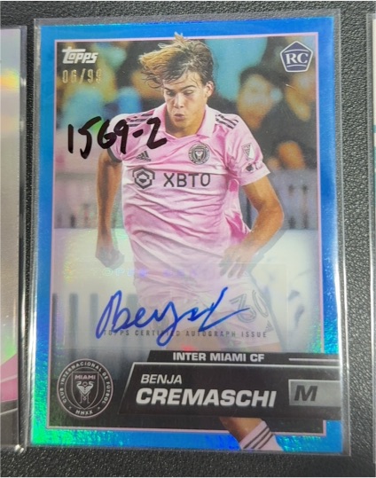 2023 Topps MLS #112 Benja Cremaschi — front