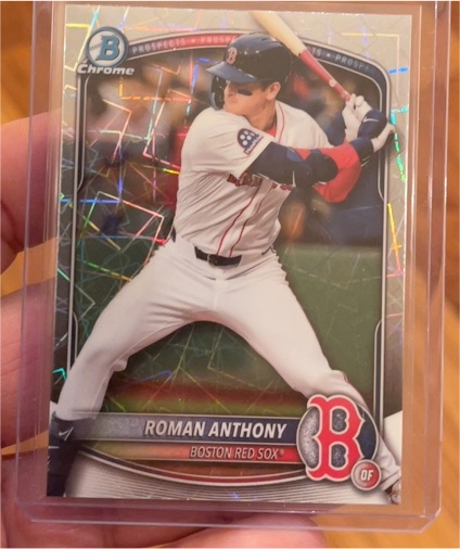 2025 Bowman Chrome Prospects #BCP-167 Roman Anthony — front