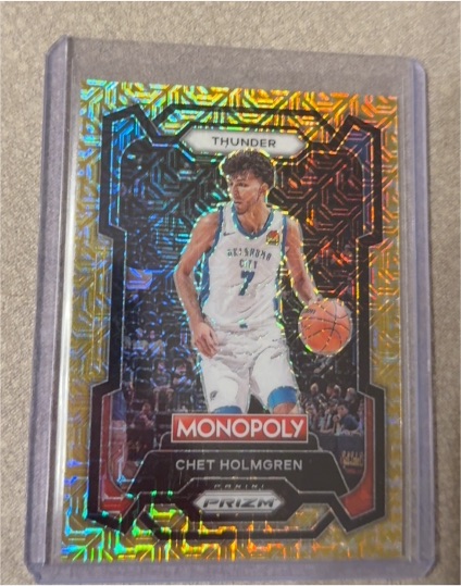 2023-24 Panini Prizm Monopoly #62 Chet Holmgren — front