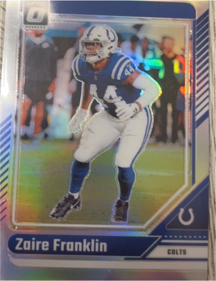2024 Donruss Optic #87 Zaire Franklin — front