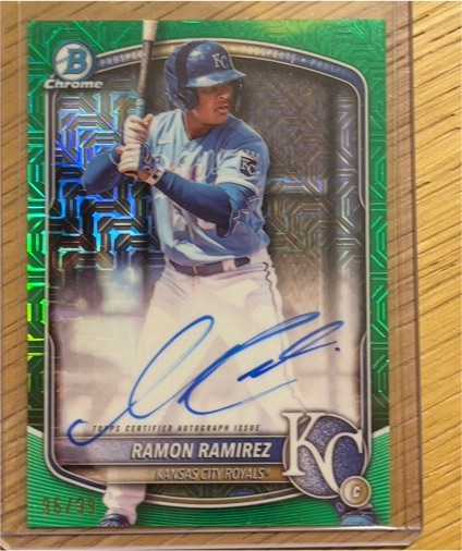 2025 Bowman Chrome Mega Box #BMA-RR Ramon Ramirez — front