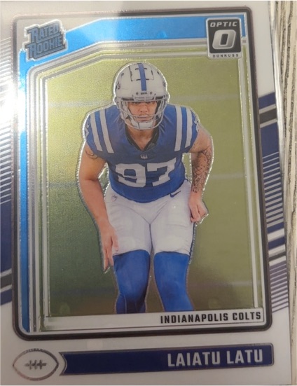 2024 Donruss Optic #267 Laiatu Latu — front