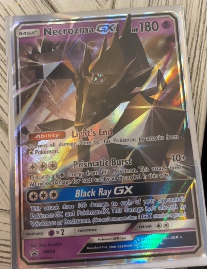 2017 Pokémon TCG SM58 Necrozma GX — front