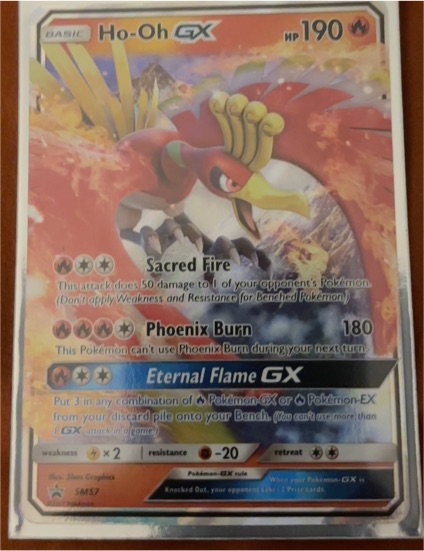 Pokémon TCG Ho-Oh GX SM57 Promo — front