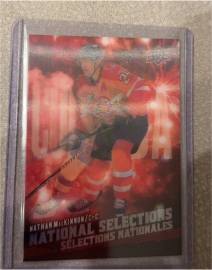 2025-26 Upper Deck Tim Hortons National Selections #NS-4 Nathan MacKinnon — front