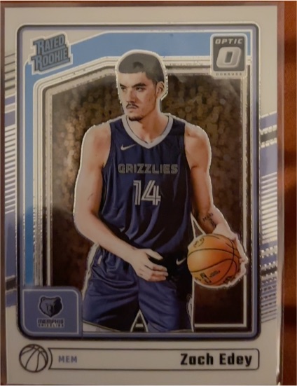 2024-25 Donruss Optic #288 Zach Edey — front
