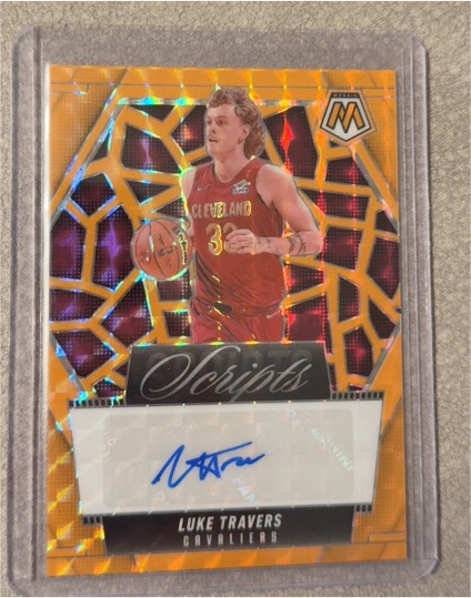2024-25 Panini Mosaic #MS-LTC Luke Travers — front