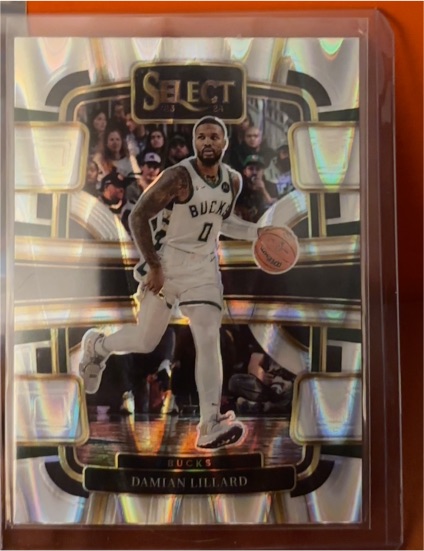 2023-24 Panini Select #63 Damian Lillard — front