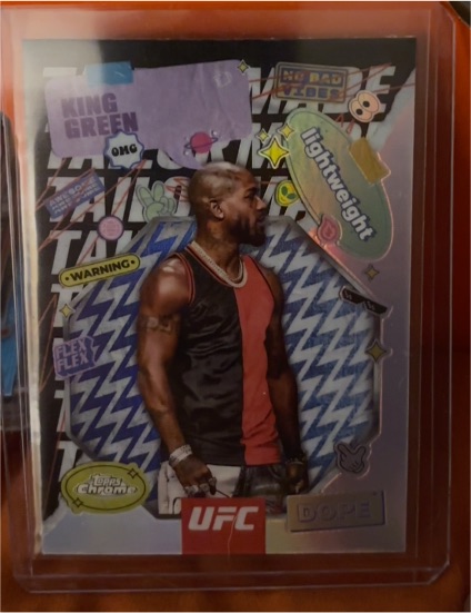 2025 Topps Chrome UFC Tailor Made #TRM-8 King Green — front