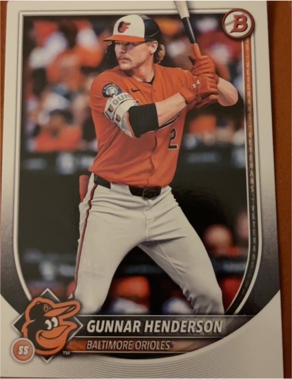 2025 Bowman #2 Gunnar Henderson — front
